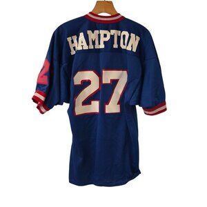 Vintage New York Giants Rodney Hampton Jersey #27 Venus Athletic Wear NFL 38/40